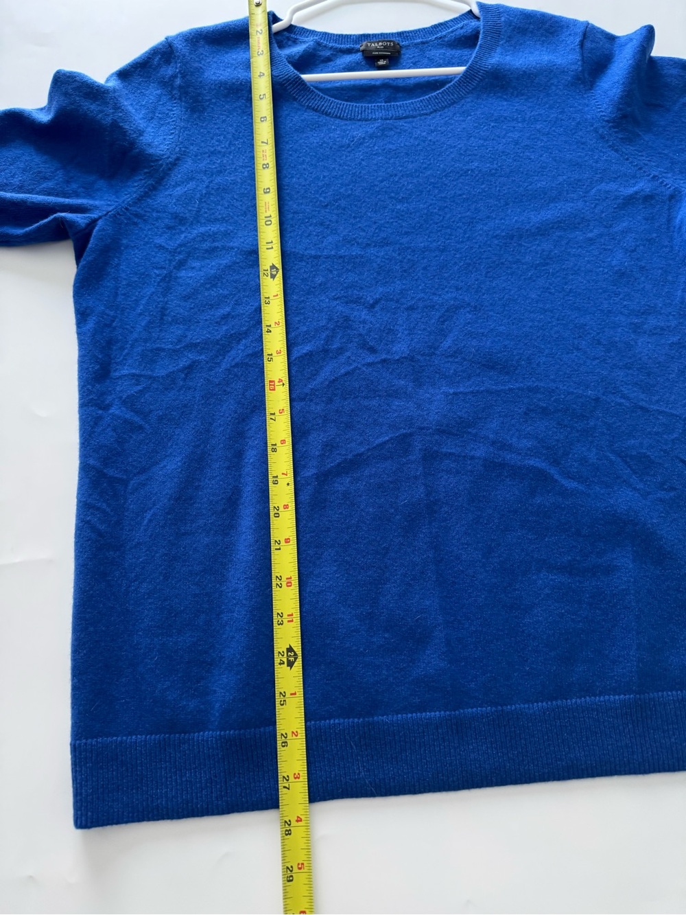 Talbots Scoopneck Sweater in Cobalt Blue - Picture 4 of 5